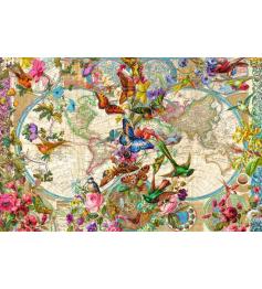 Puzzle Ravensburger Mapa Mundial de Flora y Fauna de 3000 Pieza