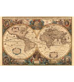 Puzzle Ravensburger Mapamundi Antiguo de 5000 Piezas