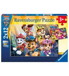 Puzzle Ravensburger Patrulla Canina de 2x12 Piezas