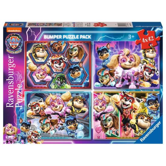 Puzzle Ravensburger Patrulla Canina Mighty Movie de 4x42 Pzs Puzzle Ravensburger Patrulla Canina Mighty Movie de 4x42 Pzs