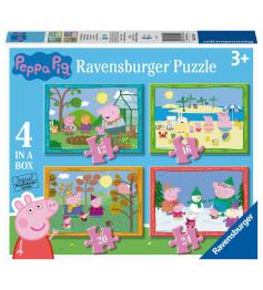 Puzzle Ravensburger Peppa Pig Progresivo de 12+16+20+24 Piezas