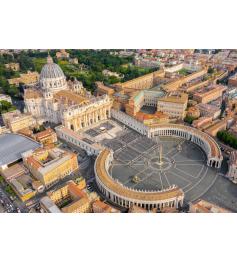 Puzzle Ravensburger Plaza San Pedro, Roma de 300 Piezas