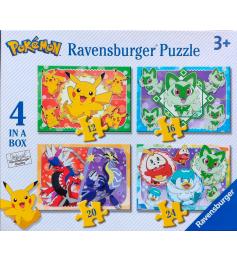 Puzzle Ravensburger Pokemon Progresivo 12+16+20+24 Pzs