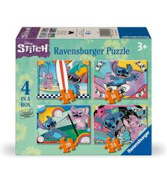 Puzzle Ravensburger Stitch Progresivo de 12+16+20+24 Pzs