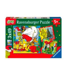 Puzzle Ravensburger The Grinch de 3x49 Piezas