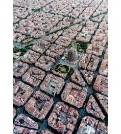 Puzzle Ravensburger Vista Aérea de Barcelona de 1000 Pzs