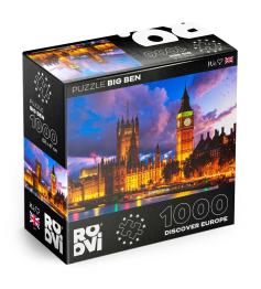 Puzzle Roovi Big Ben, Londres, Reino Unido de 1000 Piezas