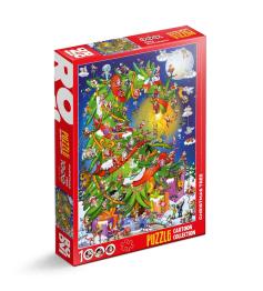 Puzzle Roovi Árbol de Navidad de 1000 Piezas