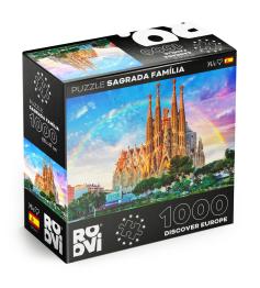 Puzzle Roovi Sagrada Familia, Barcelona de 1000 Piezas