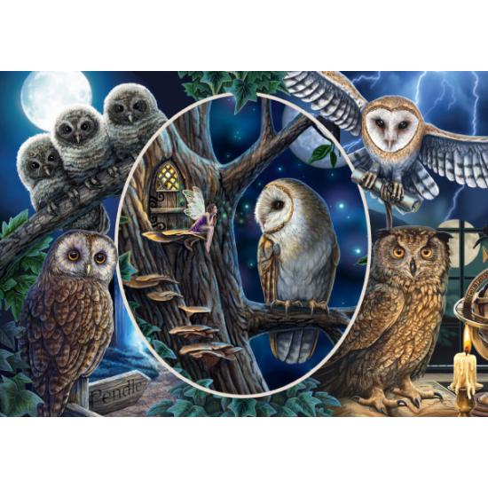 Puzzle Schmidt Búhos Misteriosos de 1000 Piezas Puzzle Schmidt Búhos Misteriosos de 1000 Piezas