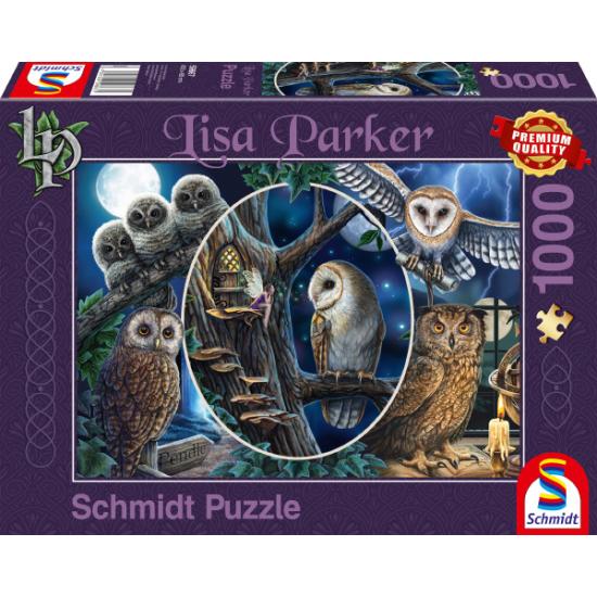 Puzzle Schmidt Búhos Misteriosos de 1000 Piezas Puzzle Schmidt Búhos Misteriosos de 1000 Piezas