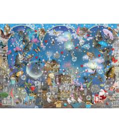Puzzle Schmidt Cielo Azul de Navidad de 1000 Piezas