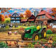 Puzzle Schmidt Granja con Tractor de 1000 Piezas