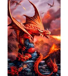 Puzzle Trefl Dragón de Fuego 1000 Piezas Puzzle Trefl Dragón de Fuego 1000 Piezas