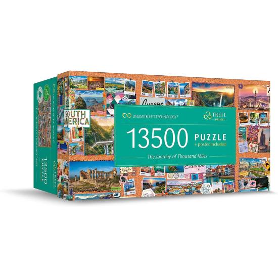 Puzzle Trefl El Viaje de las Mil Millas de 13500 Pzs Puzzle Trefl El Viaje de las Mil Millas de 13500 Pzs