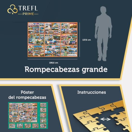 Puzzle Trefl El Viaje de las Mil Millas de 13500 Pzs Puzzle Trefl El Viaje de las Mil Millas de 13500 Pzs