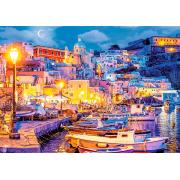 Puzzle Trefl Isla Procida de Noche, Italia de 1000 Piezas