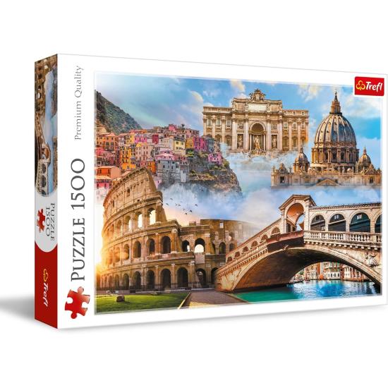 Puzzle Trefl Lugares Favoritos de Italia de 1500 Piezas Puzzle Trefl Lugares Favoritos de Italia de 1500 Piezas