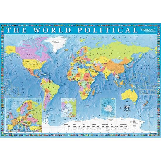 Comprar Puzzle Trefl Madeira Mapa do Mundo Antigo de 1.000 P