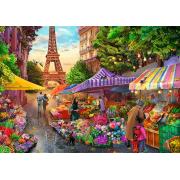 Puzzle Trefl Mercado De Las Flores, París de 1000 Piezas