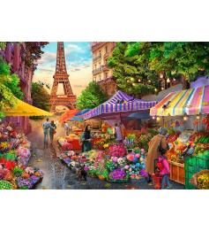 Puzzle Trefl Mercado De Las Flores, París de 1000 Piezas